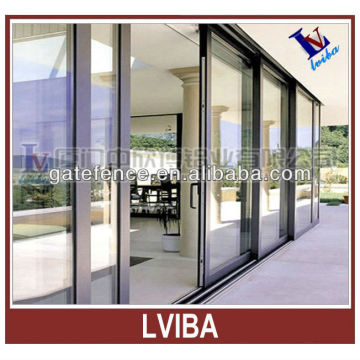 Aluminium doors and no rust modern glass sliding doors