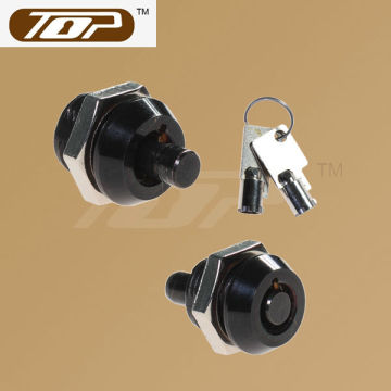 black coating push lock