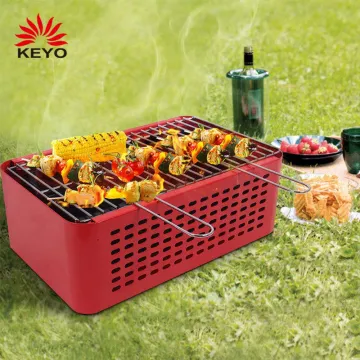 Portable barbecue charcoal grill mini folding bbq outdoor personal camping grills