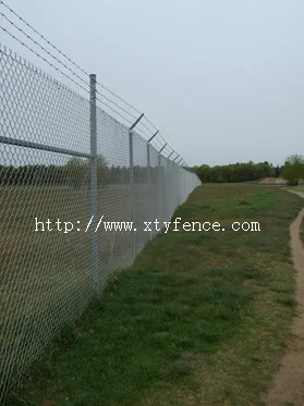 PVC coated woven fence