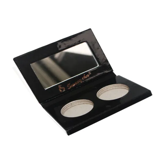 Duo holes face powder packaging customized
