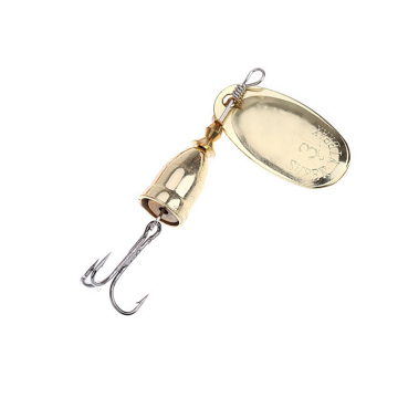 Metal Spoon Lures with Treble Hooks for Spinner Bait Fishing