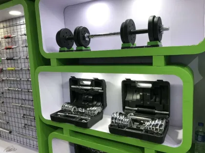 High-End Manufacturing Exercise Steel Weights Fitness Dumbbells