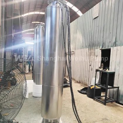 SLAPK High Pressure Submersible Multistage Bottom Suction Water Pump for Sewage Discharge