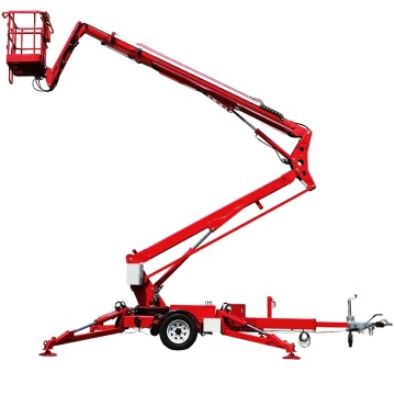 Factory Direct Sale: Affordable Electric 26ft Towable Spider Boom Lift for USA, Canada, and Europe