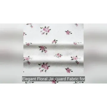 ผ้าพิมพ์ Jacquard โพลีเอสเตอร์สำหรับเสื้อผ้าเสื้อผ้า