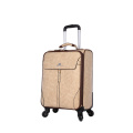 Wholesale PU airport trolley luggage suitcase