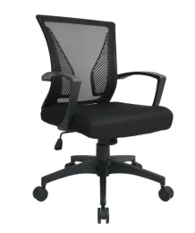 Ergonomic Swivel Mesh Office Chair with Fabric Sponge