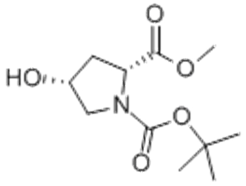 1,2-Pyrrolidinedicarboxylicacid, 4-hydroxy-, 1-(1,1-dimethylethyl) 2-methyl ester,( 57251880,2R,4R)- CAS 114676-69-6