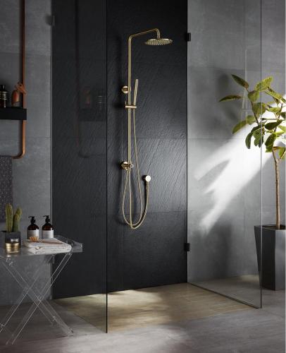 Brushed Gold Shower Column Suit, High Quality Brushed Gold Shower ...