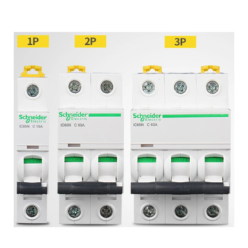 Schneiders MCB Acti9 IC65N Miniature Circuit Breakers - 1A to 63A