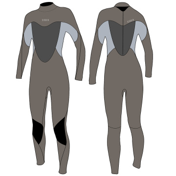 Seaskin Zipper Pull Fullsuit Mergulho Wetsuits