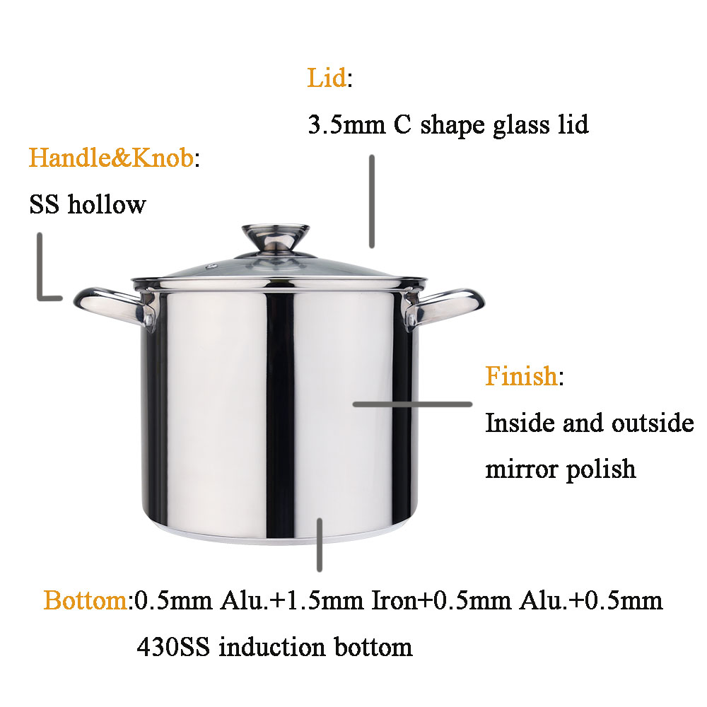 stock pot with lid