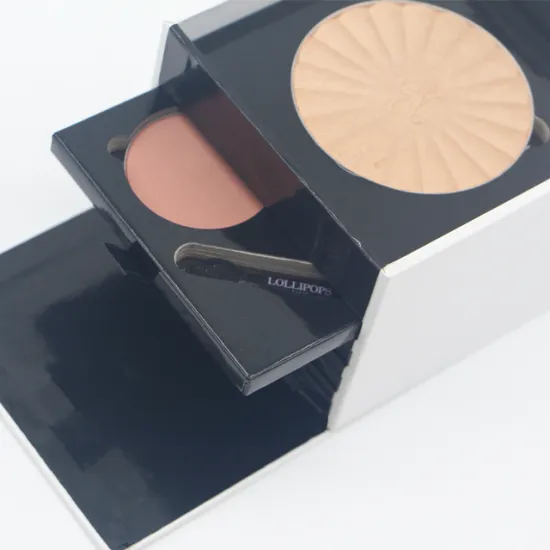 Paper makeup case organizer