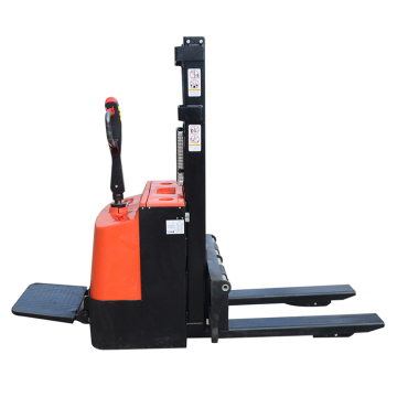 Voller elektrischer Pedal Automatischer Palettenstapler mit Straddle -Bein, 2 -Tonnen -Kapazität, 4,5 Meter Gabelstapler
