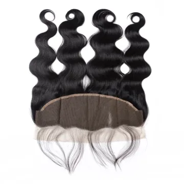 Unprocessed Mink Virin Brazilian Hair Bundles With Hd Lace Frontals Ear To Ear Lace Frontal Closure