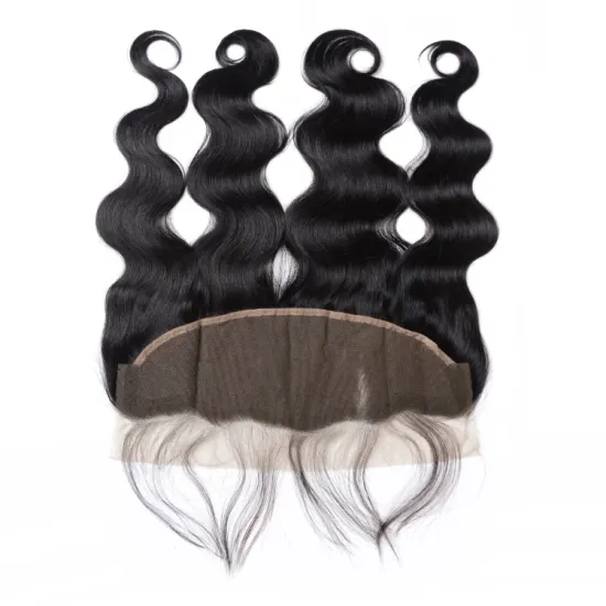 Unprocessed Mink Virin Brazilian Hair Bundles With Hd Lace Frontals Ear To Ear Lace Frontal Closure