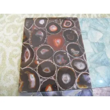 quartz and gemstone for countertop