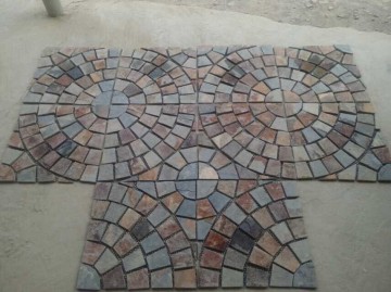 Golden Sunrise Slate Pattern Stone for Outdoor Slate Tile
