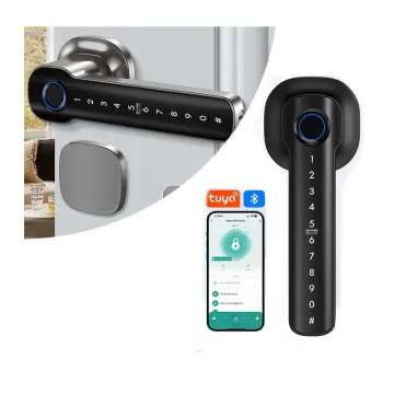 Apartment Digital Biometric Fingerprint Wooden Door Lock