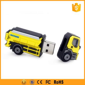 promotional gift cartoon car PVC custom usb flash drive
