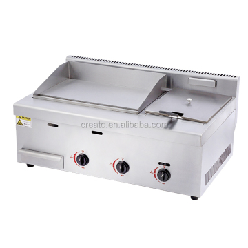 Combinazione professionale in acciaio inossidabile in acciaio inossidabile e combinazione friggitrice