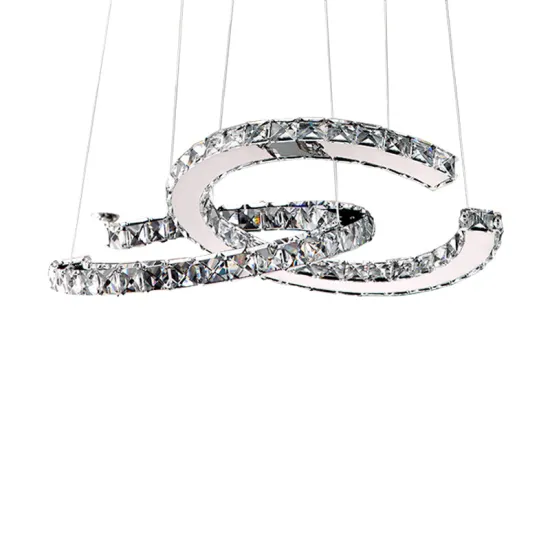 INSHINE Single Crystal Pendant Ceiling Lights