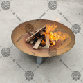 Corten steel for round fire pit