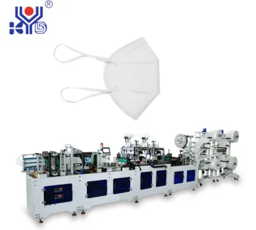 Hot Sell Automatic Folded Shape Mask Making Machine