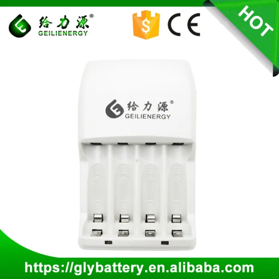 GLE-805 AAA AA 2.4V DC 500mA Fast Battery Charger With Rechargeable Battery
