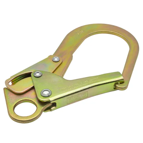 JENSAN 23KN Heat Treated Steel Carabiner: A Reliable Safety Climbing Tool for Fall Arrest and Rock Hook Applications