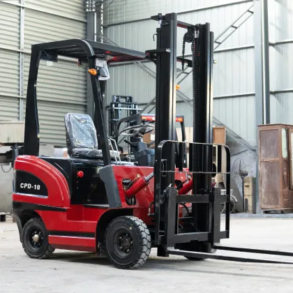 1 Ton Battery Case Forklift and 2 Ton Electric Forklift with Charger for Sale
