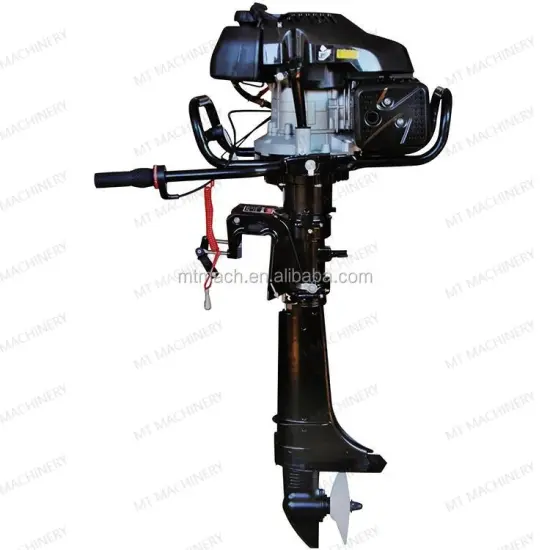4 Stroke Gasoline Boat Engine and Propeller for Fishing Boats