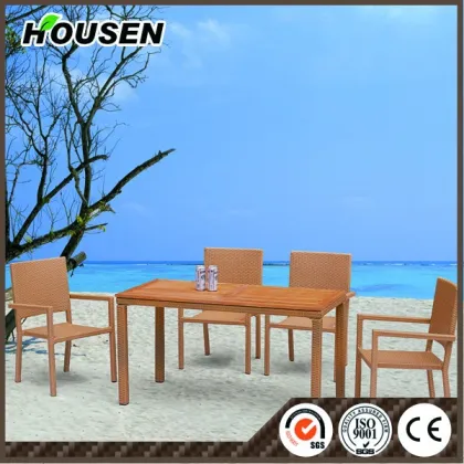 Outdoor furniture plastic bamboo outdoor furniture HS-JYL-0936