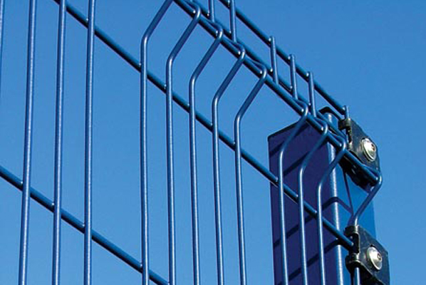 Fencing panel wire mesh on the Public places