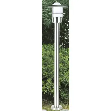 stainless steel and glass diffuser lawn light