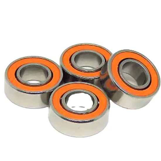 Stainless Steel Si3N4 Ceramic Small Bearing Orange Seals Hybrid Micro Fishing Reel