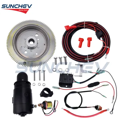 SUNCHEV Electric Starter Kit Yamaha 85hp For Yamaha 85hp(2 Stroke)