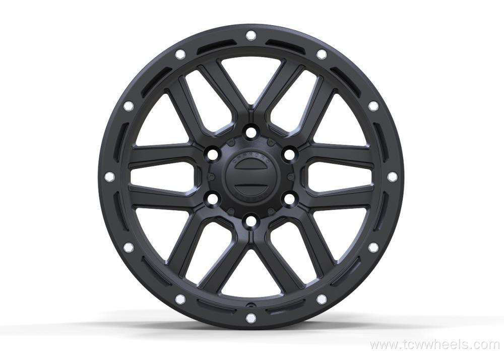 17inch black offroad wheel