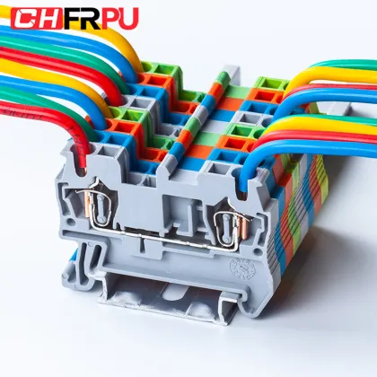 JST 2.5 Gray DIN Rail Spring Connection Terminal Block