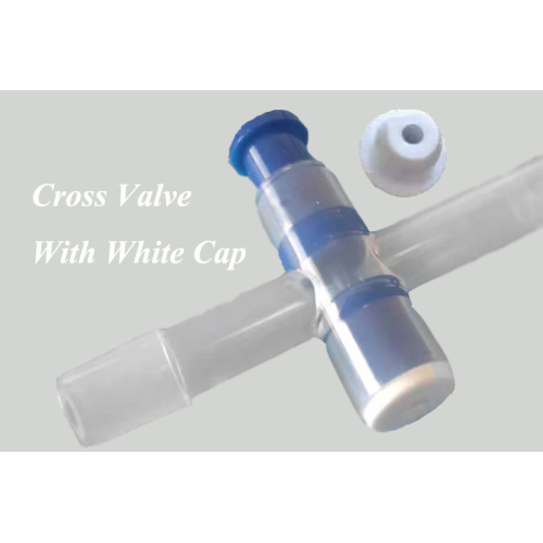 T-tap Cross valve untuk kantung urine