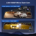 Camera di backup Full Mirror Dash Cam mirror da 10 pollici