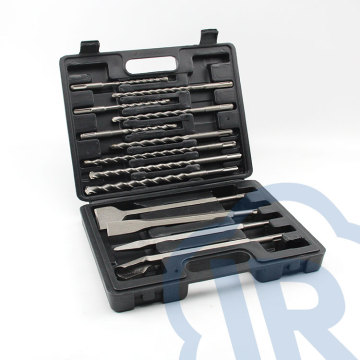YUERONG 13PCS Power Tool Electrical Hammer SDS Plus Drill Bits for Stone and Concrete