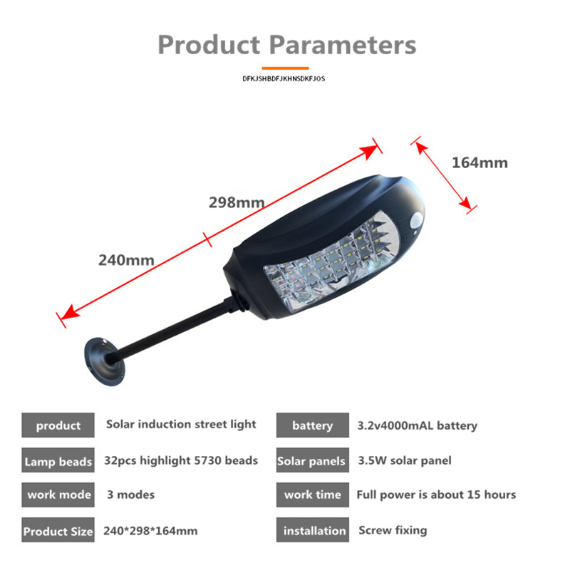 Solar Wall Safety Road Emergency Light