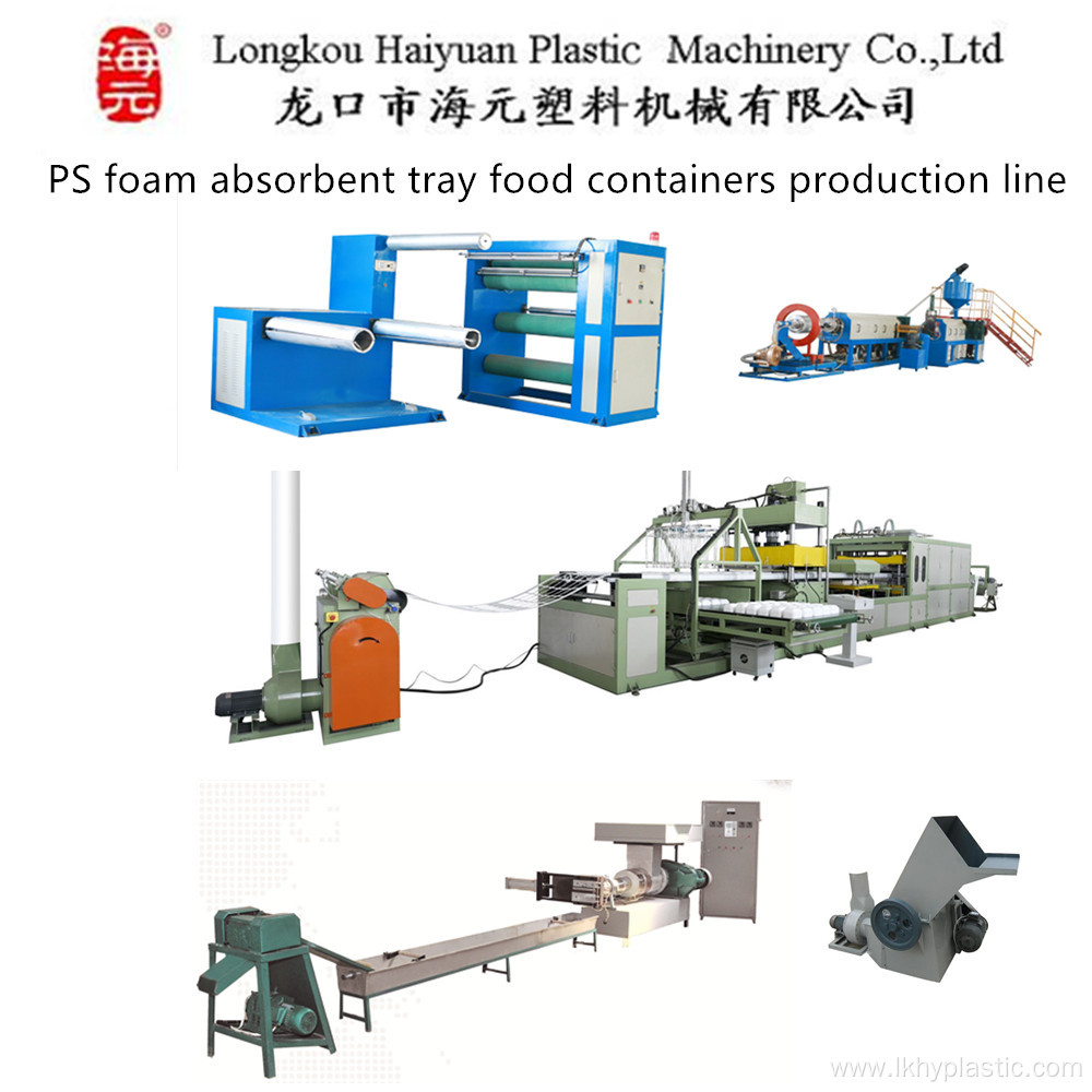 PS Foam Plastic Plate Vacuum Forming Machinery