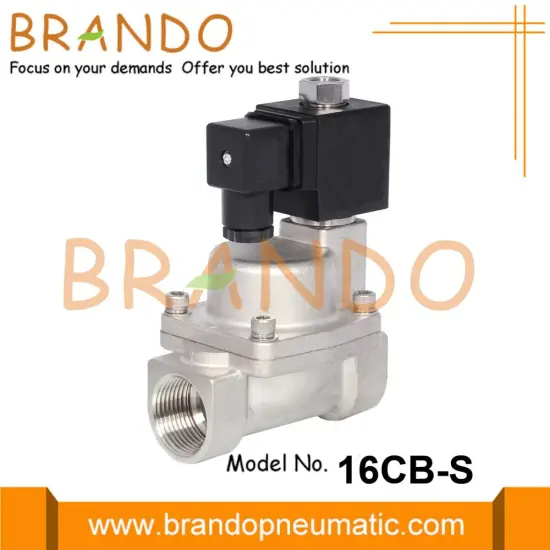 Normally Open Steam Solenoid Valve 3/4'' 1''