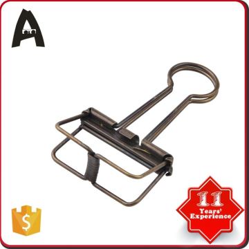 Fully stocked factory supply golden binder clips in tin box