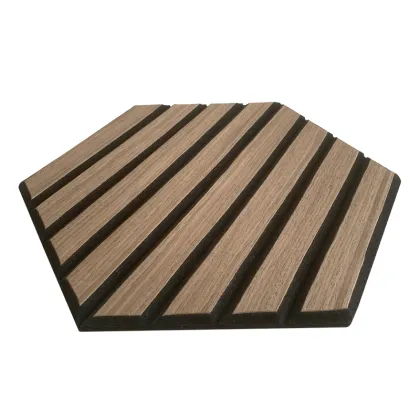 Modern Hexagon Cork Acoustic Wall Panel for Bedroom Soundproofing