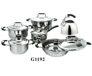 stainless steel cookware set (casserole,stock pot)