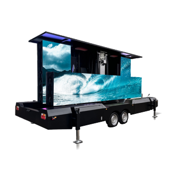 Double Sided Mobile Portable LED Screen Trailer for Outdoor Advertising
